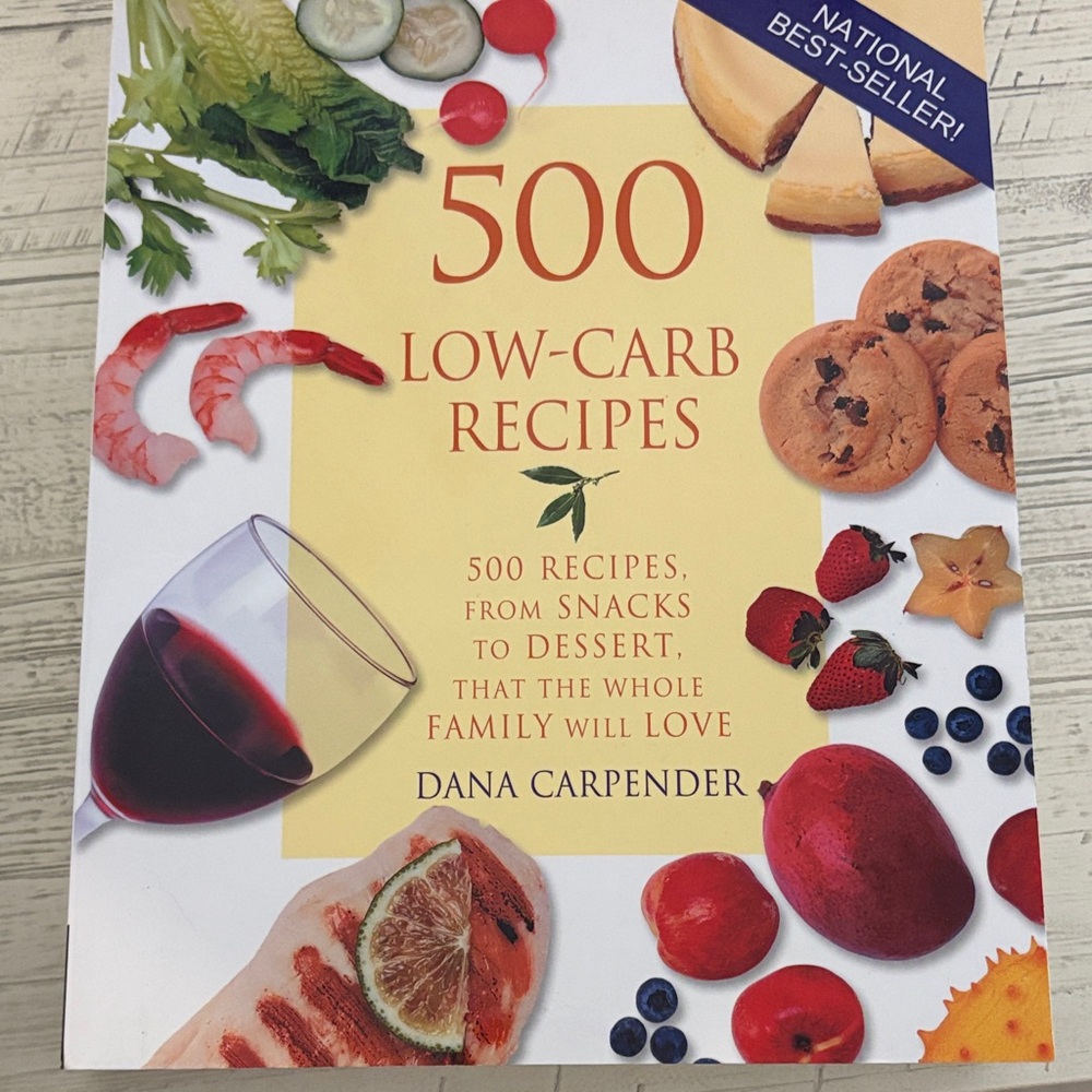500 Low-Carb Recipes Cookbook by Dana Carpender